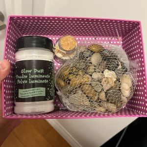 A bundle of craft and art supplies